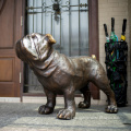 Hot Sale Outdoor OEM best selling life size bronze dog statue